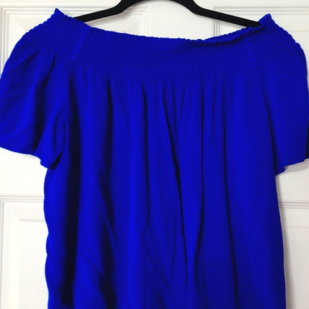 NY & Company off-the-shoulder peasant blouse